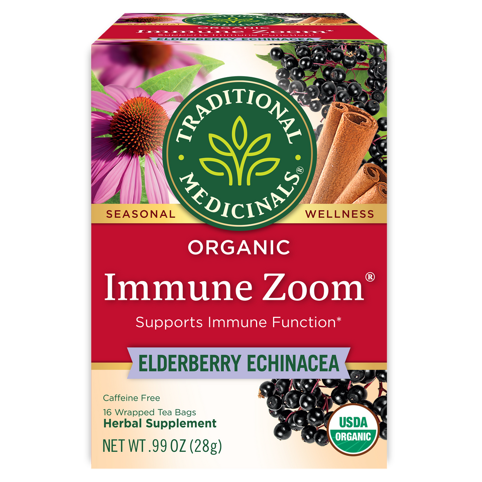 Immune Zoom® Elderberry Echinacea Tea. Supports immune function