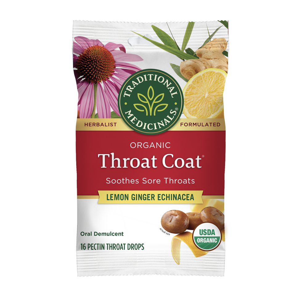 Throat Coat® Lemon Ginger Echinacea Lozenges