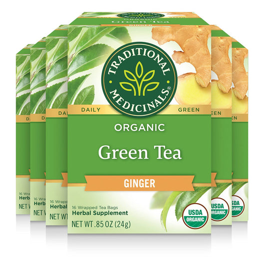 Green Tea Ginger packages